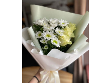 Бесподобный букет в зелёных летних оттенках