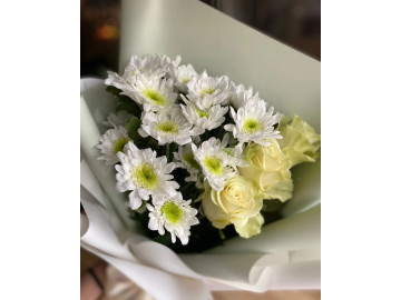 Бесподобный букет в зелёных летних оттенках